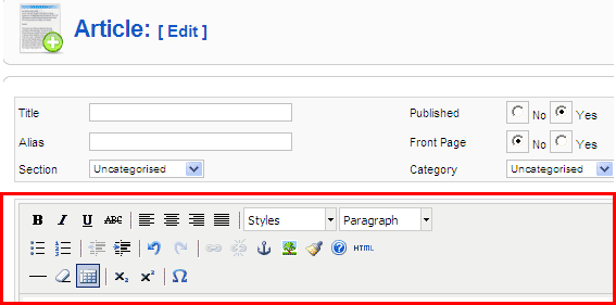how-to-change-joomla-editor-TinyMCE-standard-to-TinyMCE-extended