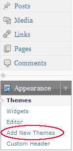 การติดตั้ง Theme ให้ WordPress